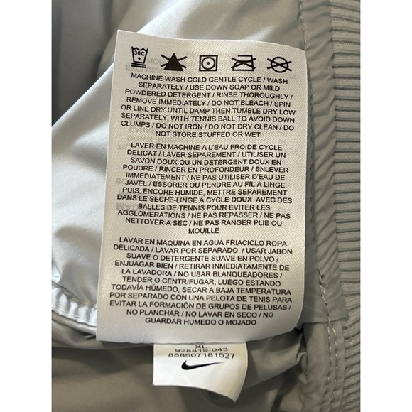 Nike Sportswear Bomber Jacket Men's XL Multicolor Down Fill Puffer 928819-043 - Picture 16 of 17